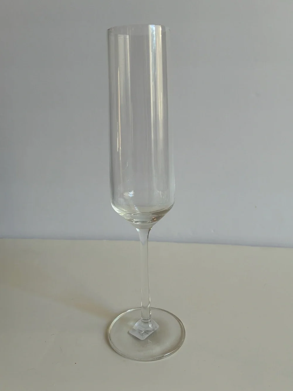 Crate&Barrel Set 4 Schott Zwiesel Tour 8oz Champagne Glasses Marked NEW
